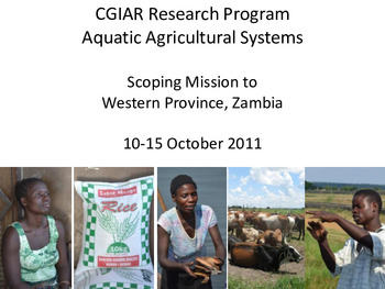 Scoping mission to Western Province, Zambia