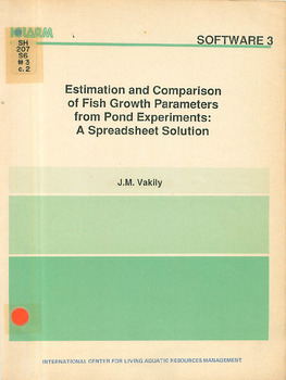 Estimation and comparison of fish growth parameters from pond experiments: a spreadsheet solution