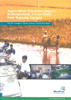 Aquaculture extension impacts in Bangladesh: a case study from Kapasia, Gazipur