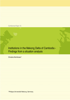 Institutions in the Mekong Delta of Cambodia: findings from a situation analysis