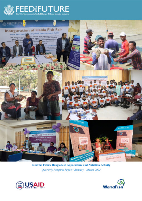 USAID_Feed the Future Bangladesh_Quarterly Progress Report_Jan 2022 - Mar 2022
