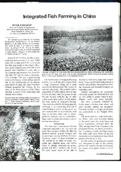 Integrated fish farming in China