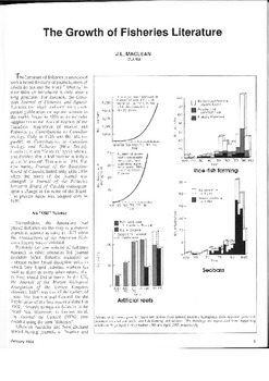 The growth of fisheries literature
