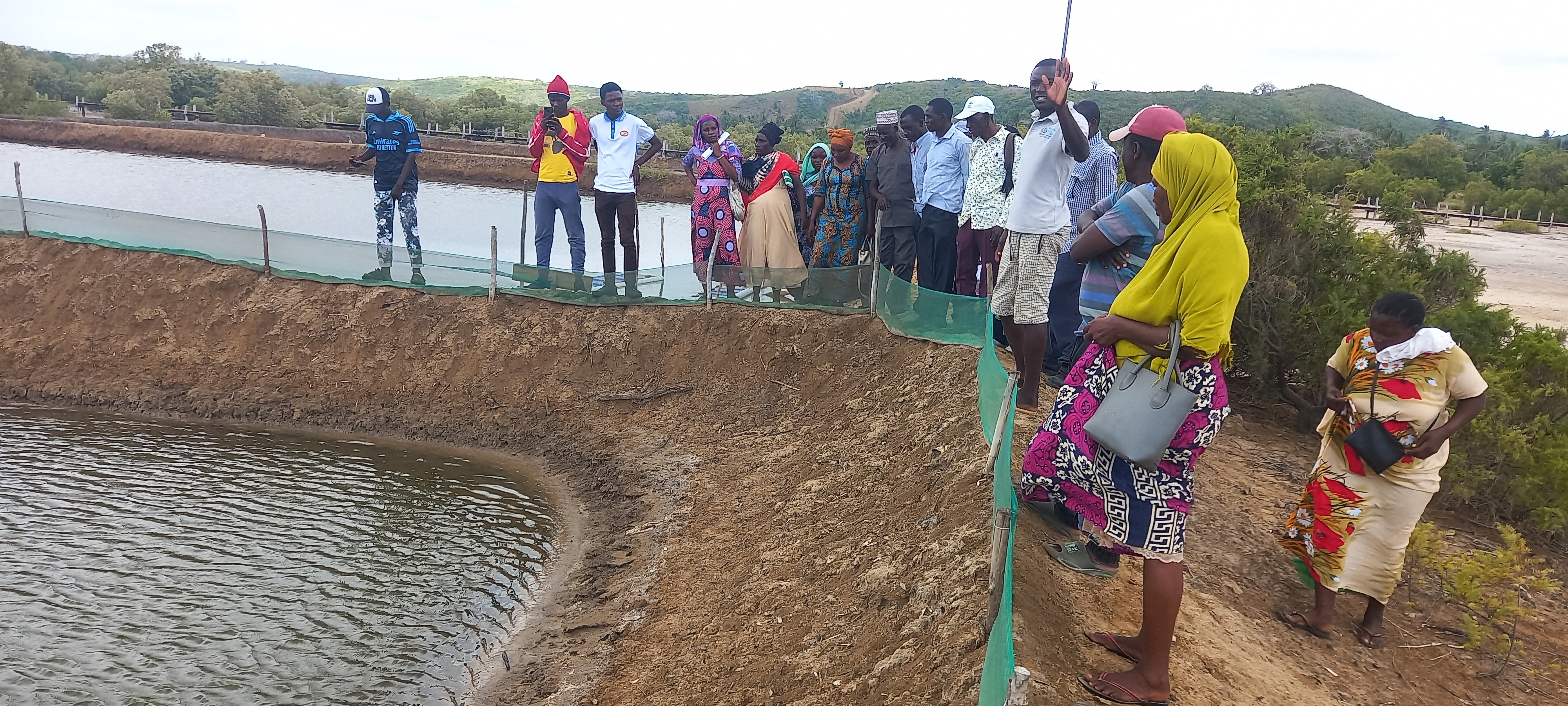 ommunity members observe mariculture practices during an exchange visit focused on Integrated Multi-Trophic Aquaculture, conservation and livelihood development.