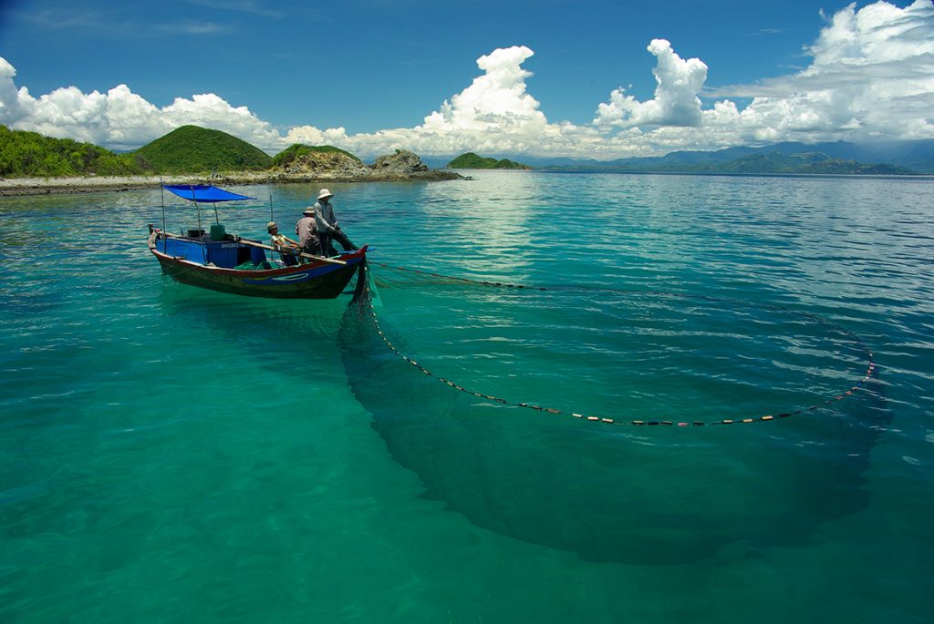 boat in ocean