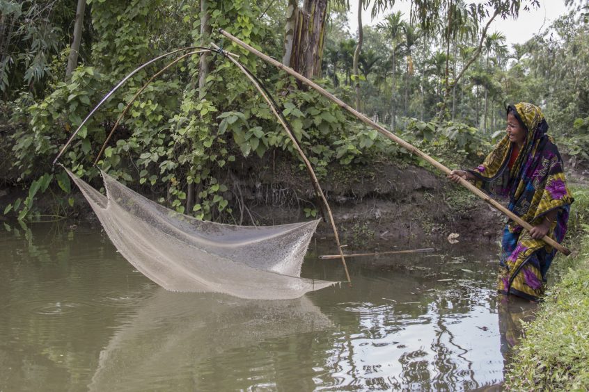 With a homestead farm, women have more access to income source, improving their finances, and expand their roles in household management and decision-making. Photo by Holly Holmes.