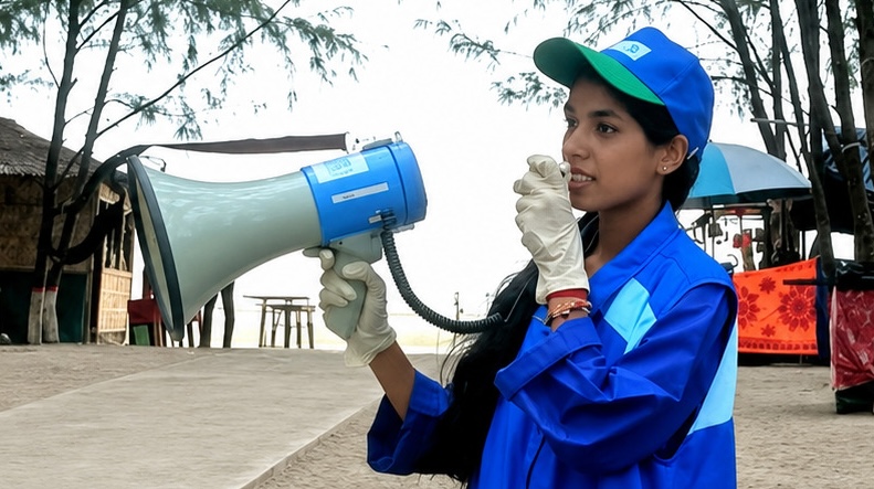 Mukta Das says ECOFISH II training helped her understand the value of the ocean and the role young people can play in protecting marine biodiversity. Photo