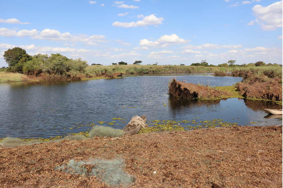 Indiscriminate disposal of industrial waste into rivers in places like the Kafue River basin is causing the degradation of rivers to be more pronounced. Photo by Agness Chileya.