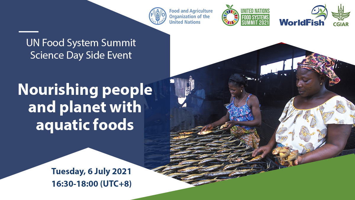 Nourishing people and planet with aquatic foods